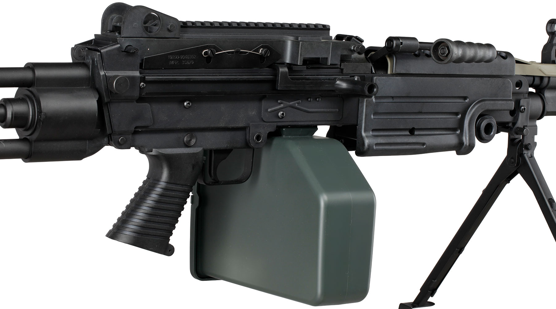 A&K M249 Para Polymergehuse AEG 6mm BB schwarz Bild 9