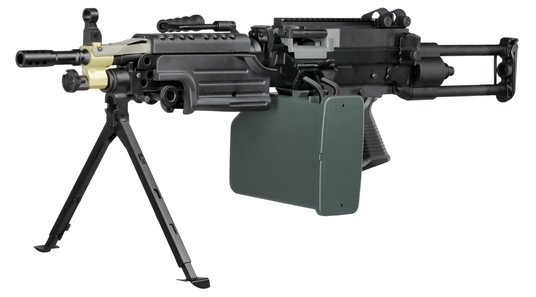 A&K M249 Para Vollmetall AEG 6mm BB schwarz