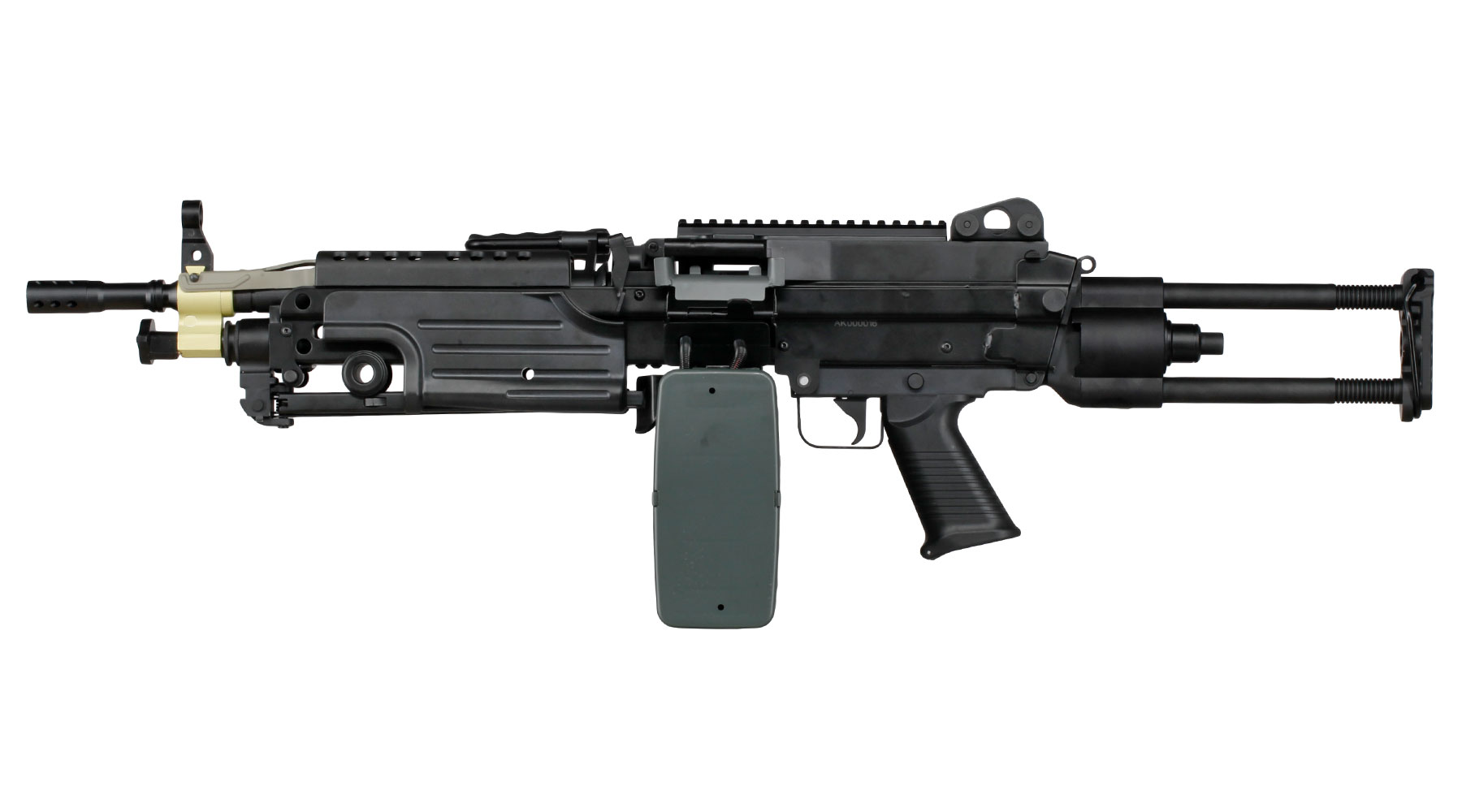 A&K M249 Para Vollmetall AEG 6mm BB schwarz Bild 1