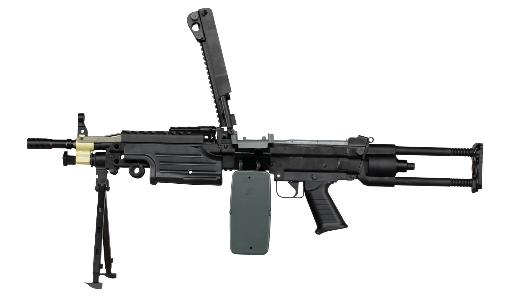 A&K M249 Para Vollmetall AEG 6mm BB schwarz Bild 2
