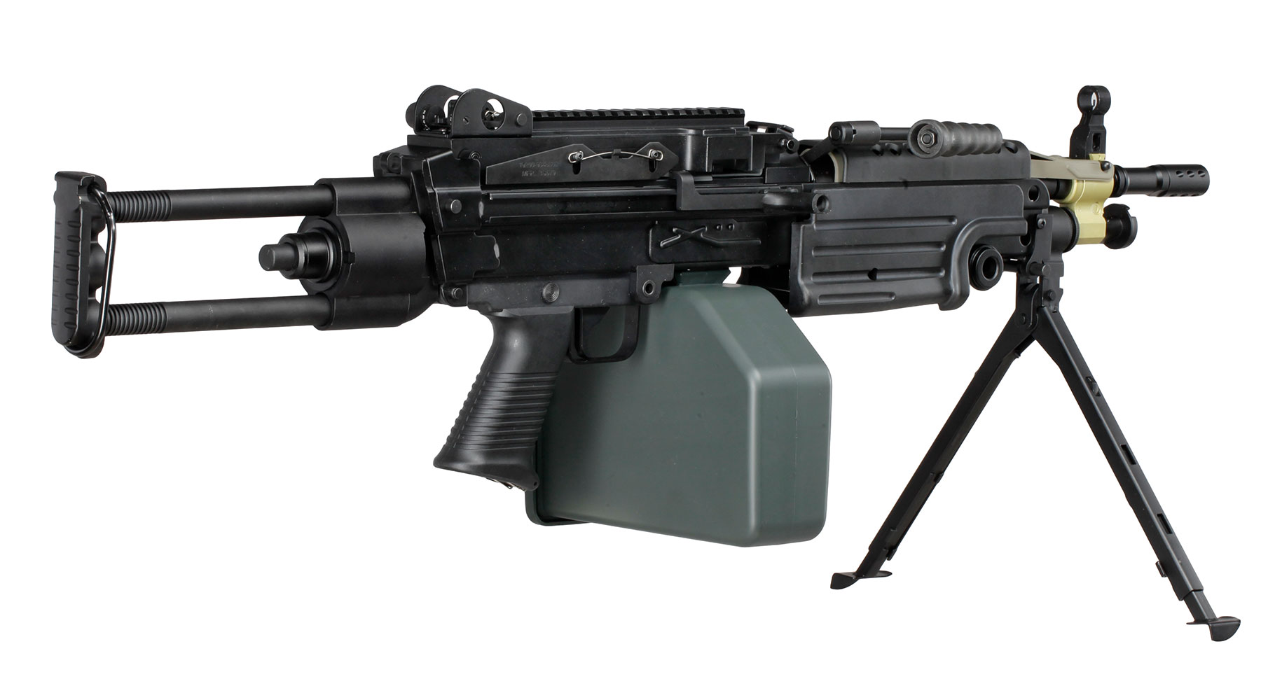 A&K M249 Para Vollmetall AEG 6mm BB schwarz Bild 4