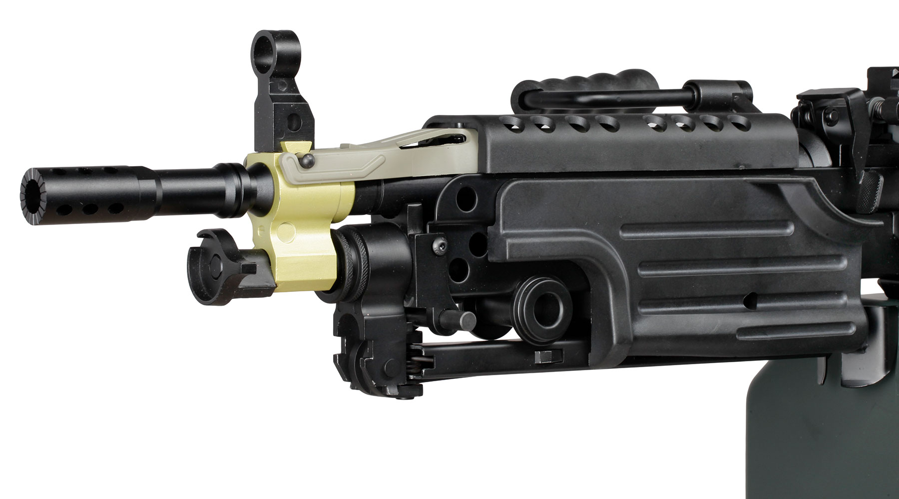 A&K M249 Para Vollmetall AEG 6mm BB schwarz Bild 6