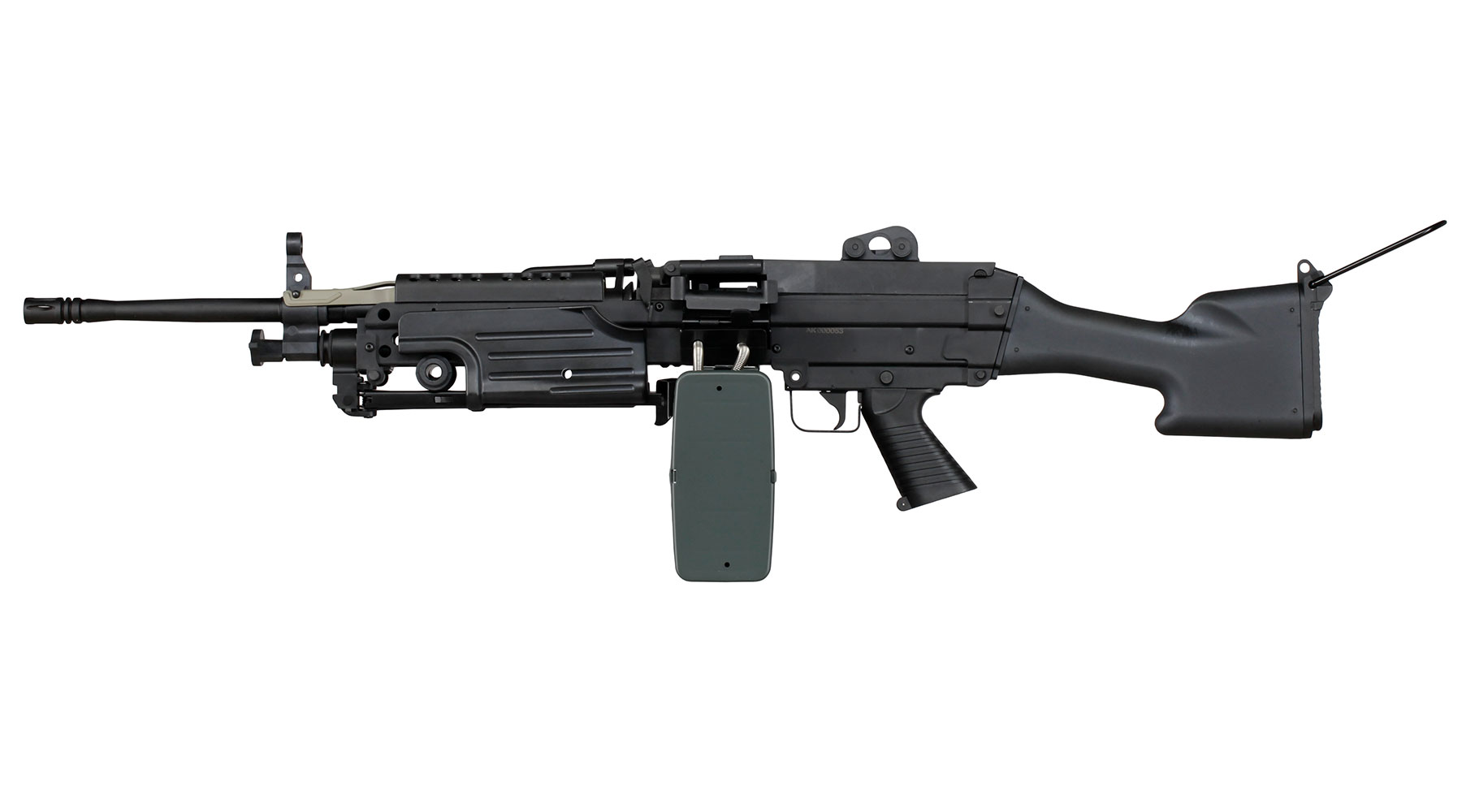 A&K M249 MK2 Polymergehuse AEG 6mm BB schwarz Bild 1