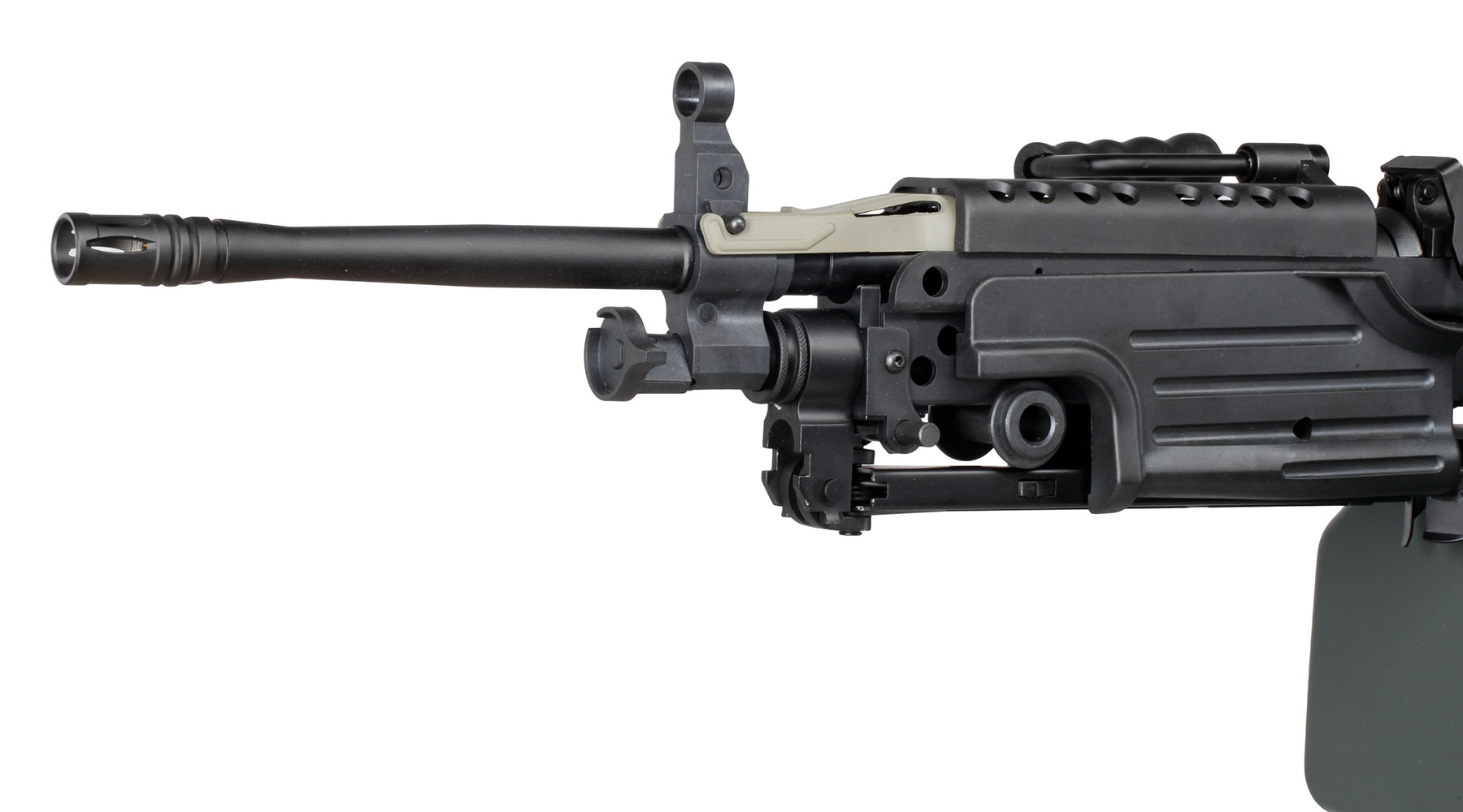 A&K M249 MK2 Polymergehuse AEG 6mm BB schwarz Bild 6