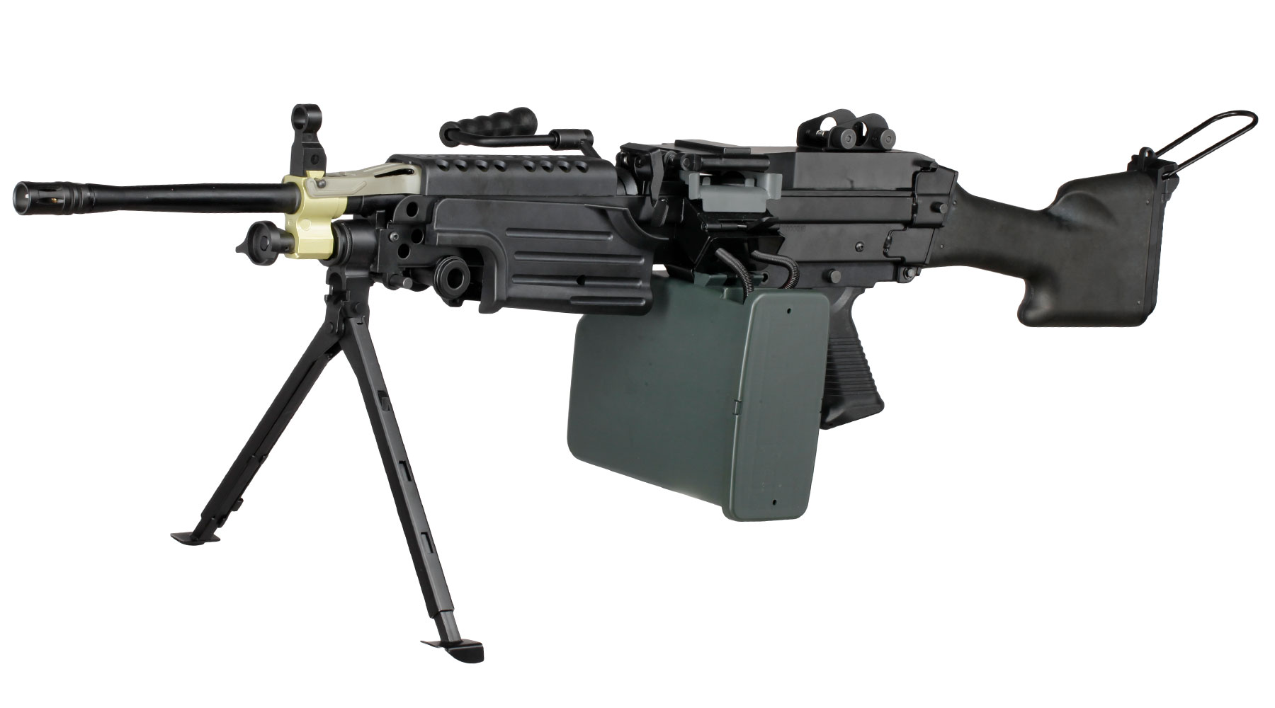 A&K M249 MK2 Vollmetall AEG 6mm BB schwarz