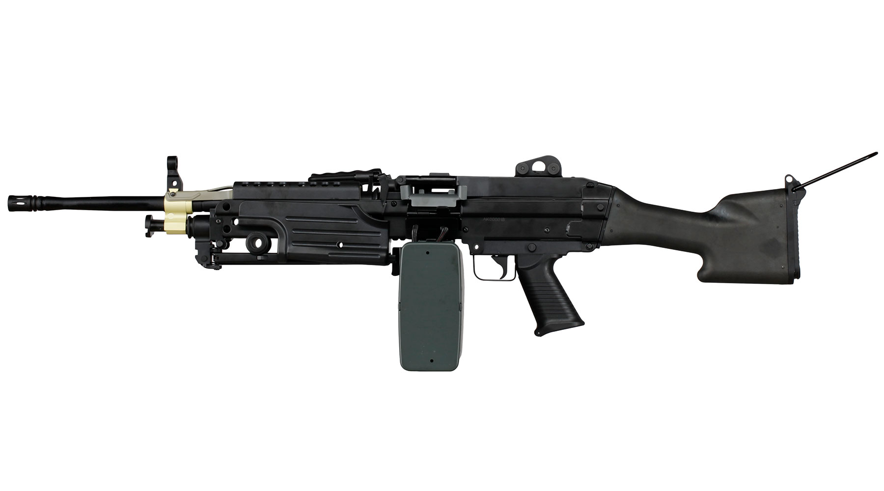 A&K M249 MK2 Vollmetall AEG 6mm BB schwarz Bild 1