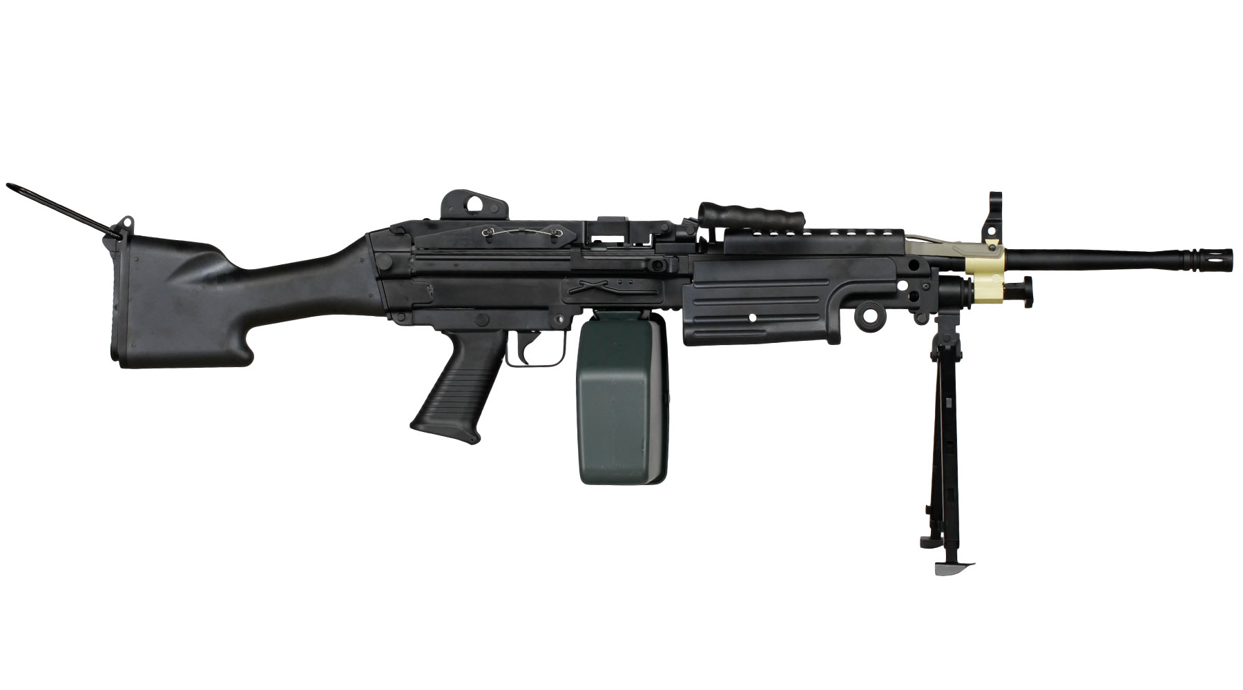 A&K M249 MK2 Vollmetall AEG 6mm BB schwarz Bild 3
