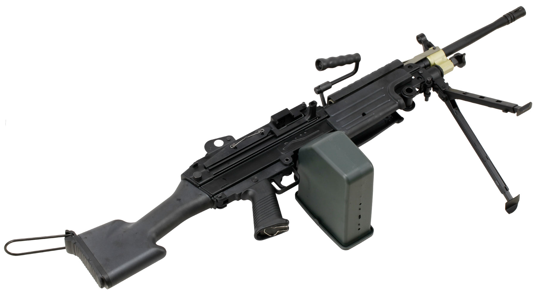 A&K M249 MK2 Vollmetall AEG 6mm BB schwarz Bild 5