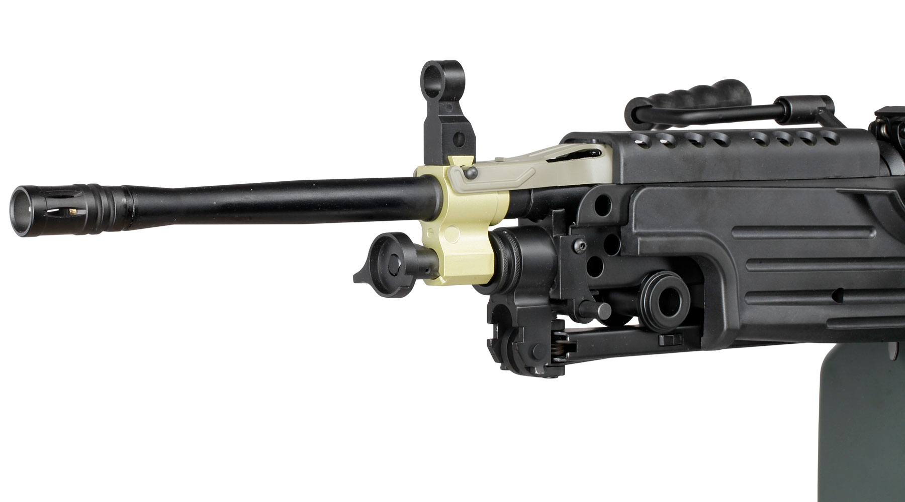A&K M249 MK2 Vollmetall AEG 6mm BB schwarz Bild 6