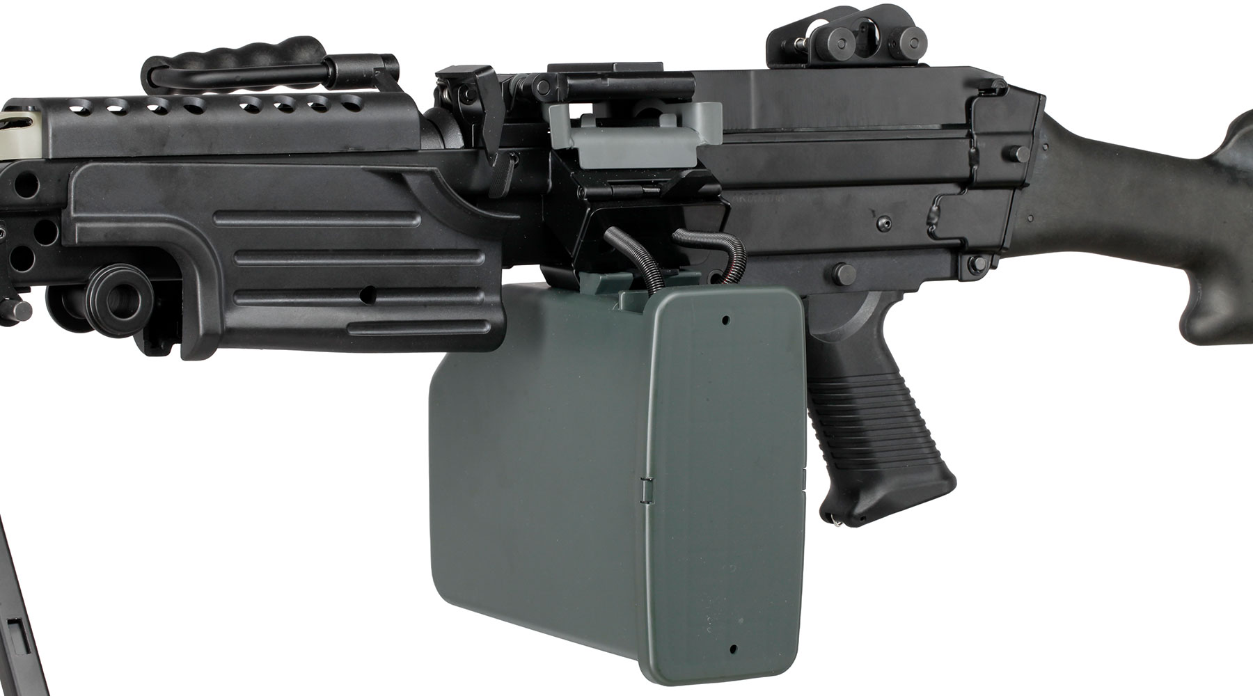 A&K M249 MK2 Vollmetall AEG 6mm BB schwarz Bild 8