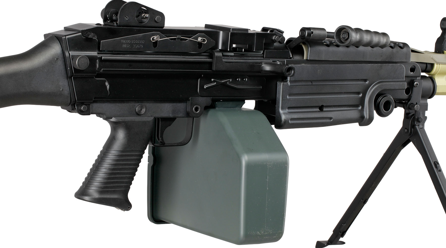 A&K M249 MK2 Vollmetall AEG 6mm BB schwarz Bild 9