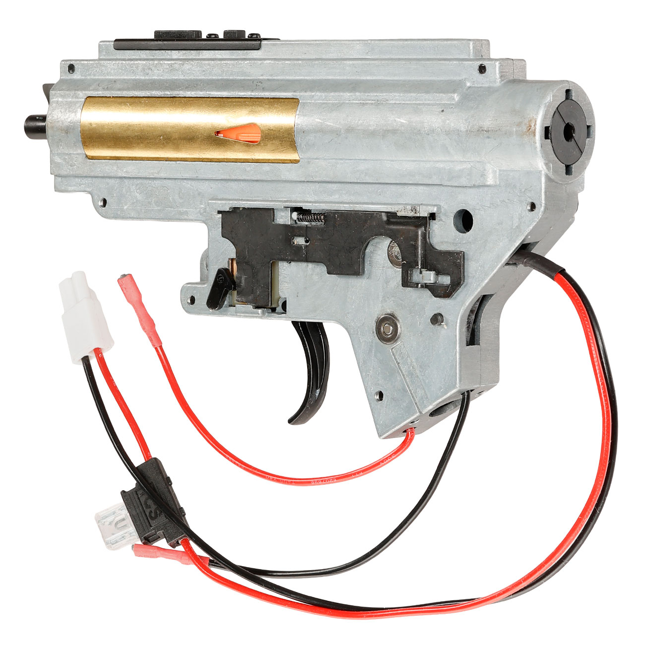 ICS M4 / M16 Gearbox komplett EBB-Version einteilig silber - Kabel hinten - MA-192 Bild 4