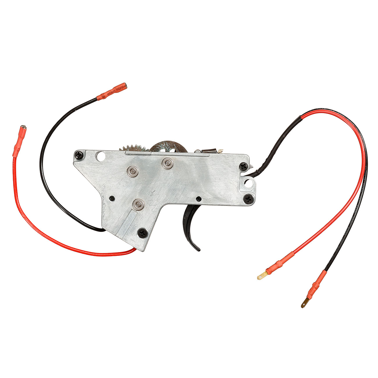 ICS M4 / M16 Split-Design Gearbox komplett EBB-Version unten silber - Kabel vorne - MA-194 Bild 3