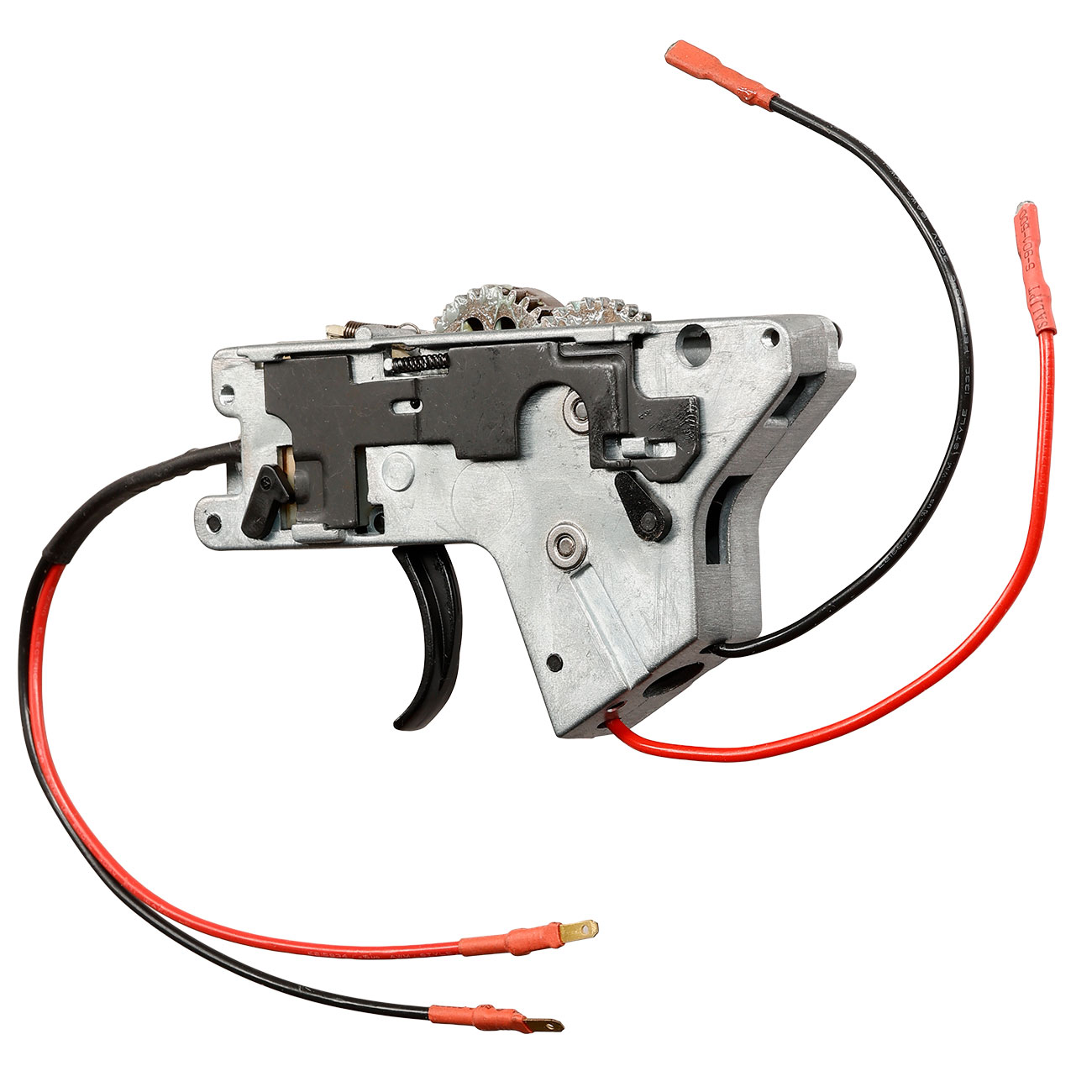 ICS M4 / M16 Split-Design Gearbox komplett EBB-Version unten silber - Kabel vorne - MA-194 Bild 4