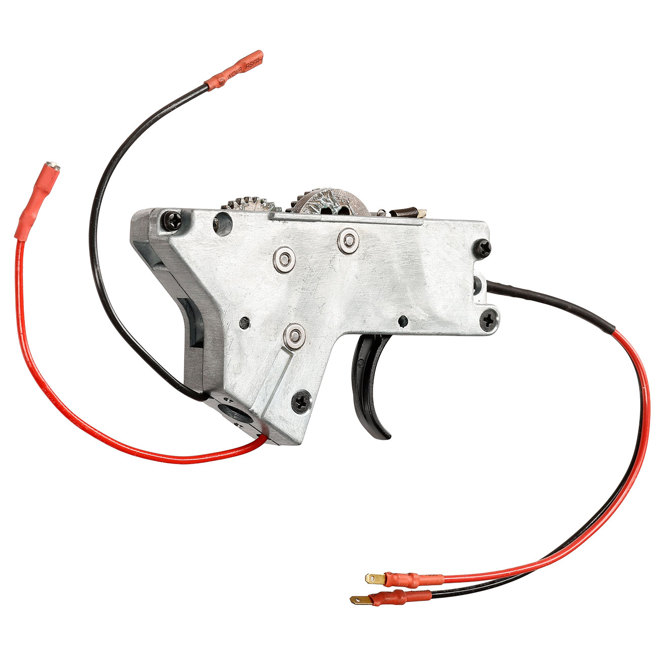 ICS M4 / M16 Split-Design Gearbox komplett EBB-Version unten silber - Kabel vorne - MA-194 Bild 5