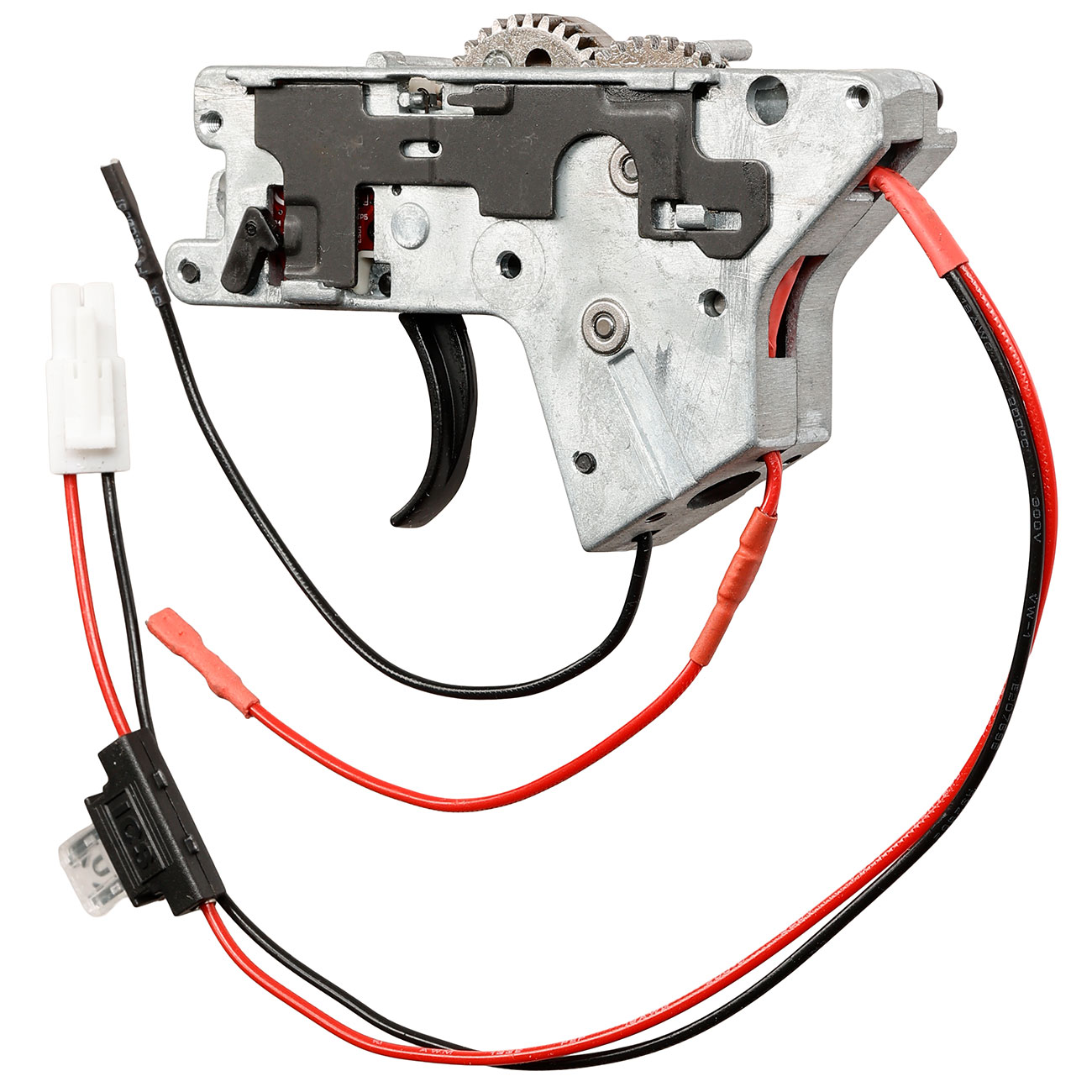ICS M4 / M16 Split-Design Gearbox komplett mit SSS-Mosfet / Standard Trigger unten silber - Kabel hinten - MA-441 Bild 4
