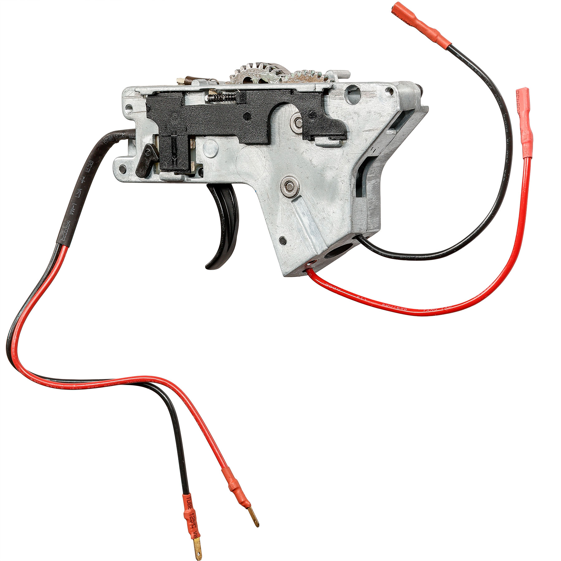 ICS M4 / M16 Split-Design Gearbox komplett Standard unten silber - Kabel vorne - MA-61 Bild 4
