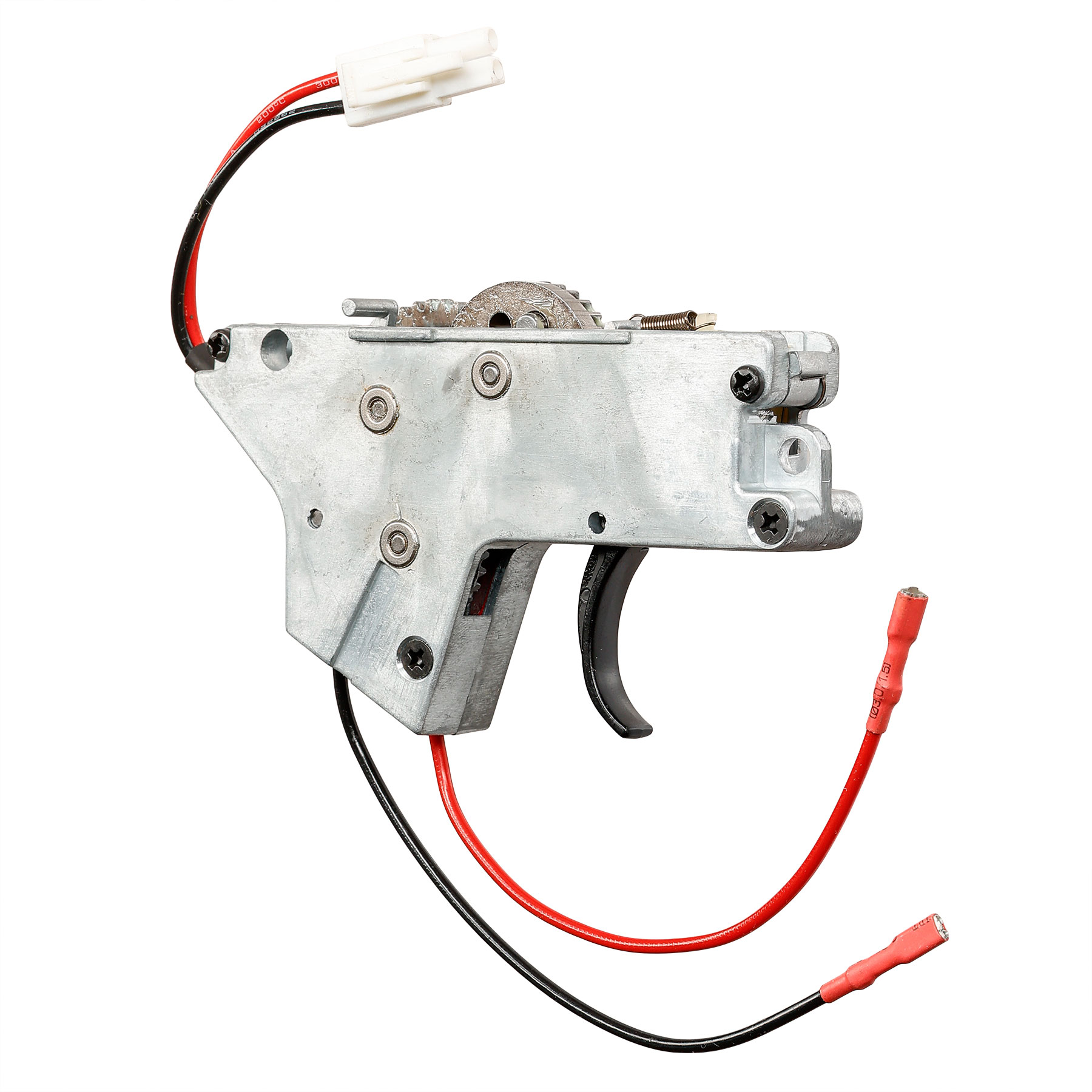ICS M4 / M16 Split-Design Gearbox komplett Standard unten silber - Kabel hinten - MA-62 Bild 1