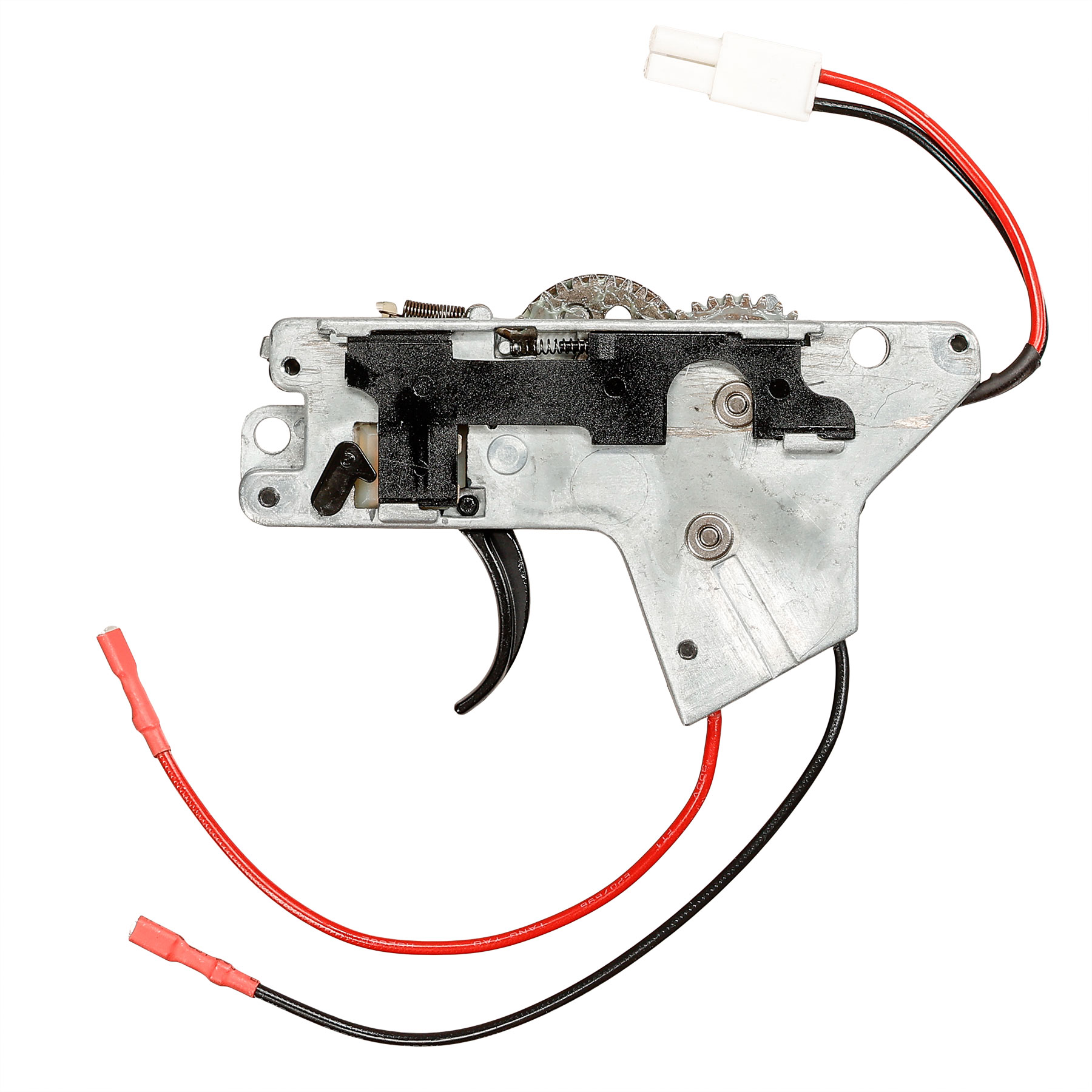 ICS M4 / M16 Split-Design Gearbox komplett Standard unten silber - Kabel hinten - MA-62 Bild 2