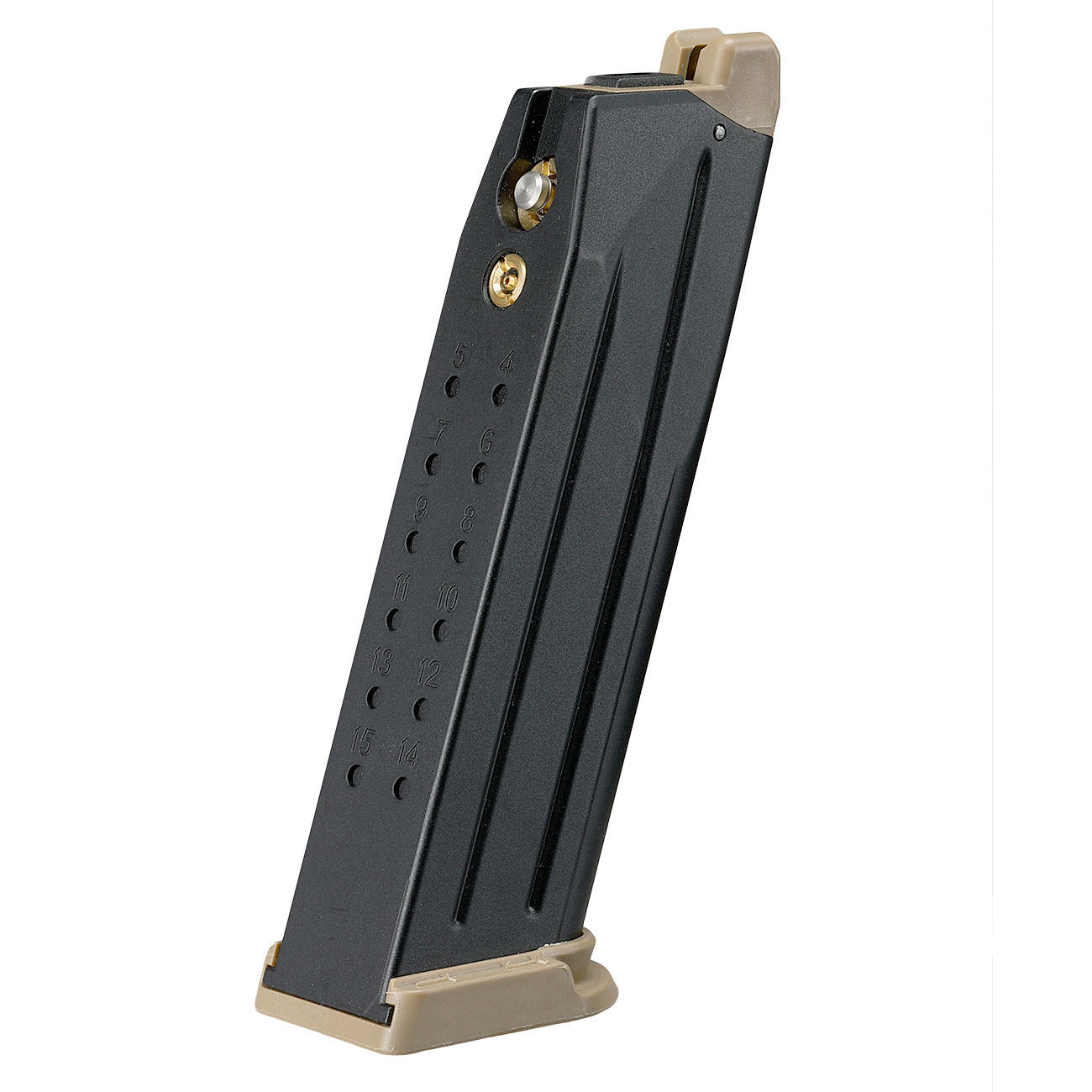 EMG FN Herstal FN 509 GBB Magazin 20 Schuss Dark Earth - Softairgas Version Bild 1