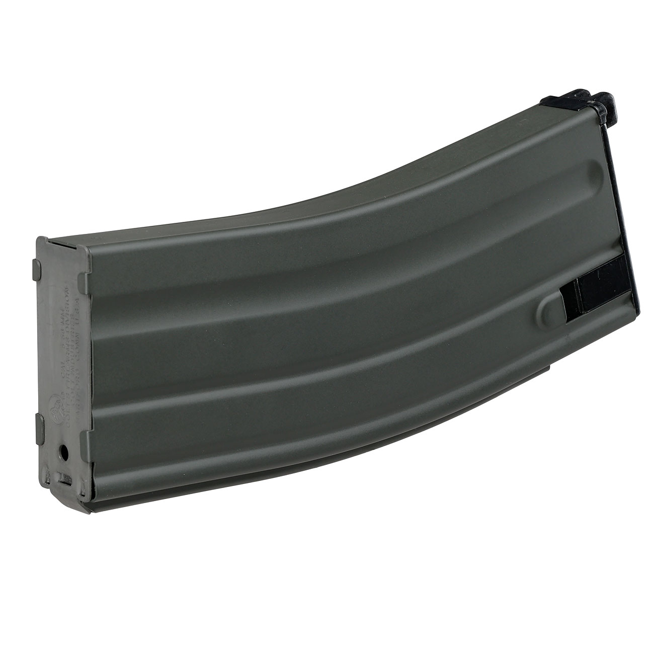 GHK M4 GBB Low-Cap Magazin 35 Schuss f. GHK M4 / G5 GBB dunkelgrau - Version 3 - Softairgas-Version Bild 1