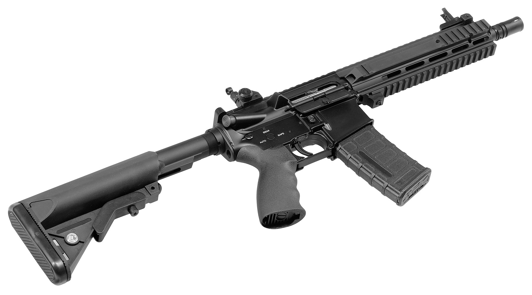Double Bell L119A2 CQB Carbine Professional Line Vollmetall S-AEG 6mm BB schwarz Bild 5
