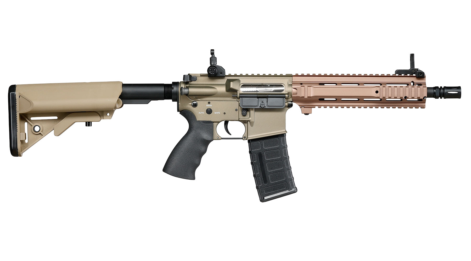 Double Bell L119A2 CQB Carbine Professional Line Vollmetall S-AEG 6mm BB Bronze-Tan Bild 2