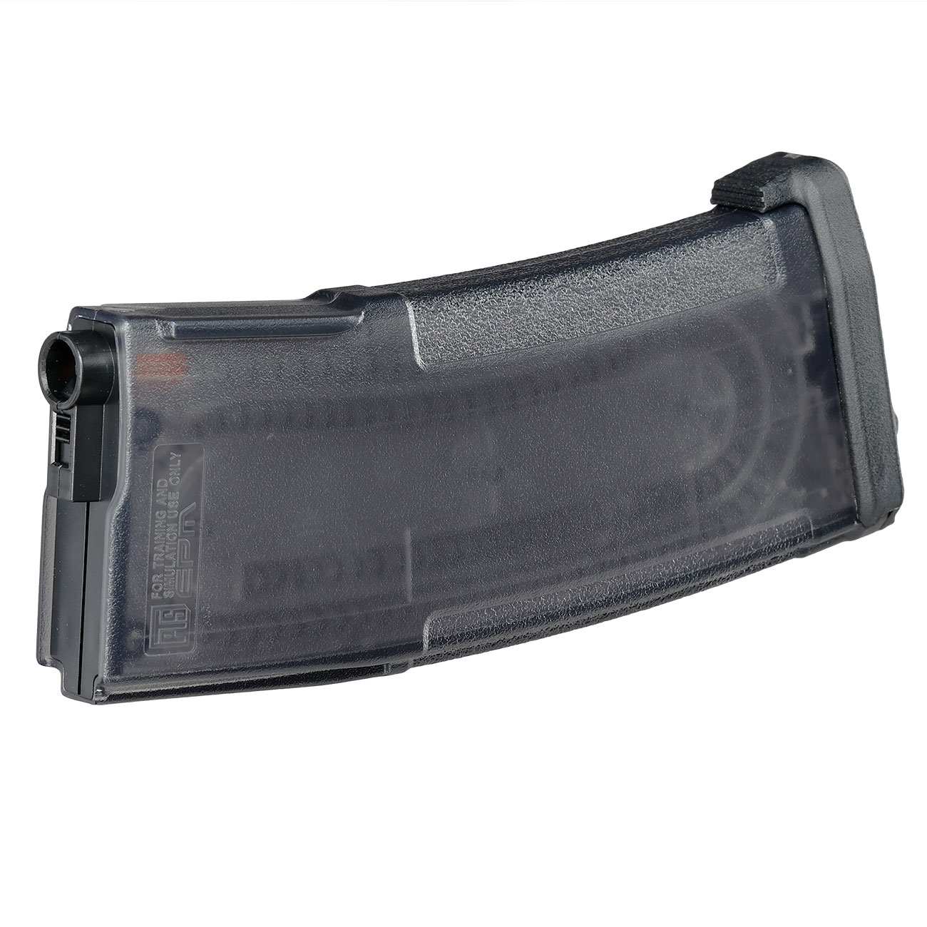 PTS M4 / M16 TPM-AR Polymer Magazin Mid-Cap 150 Schuss grau-transparent