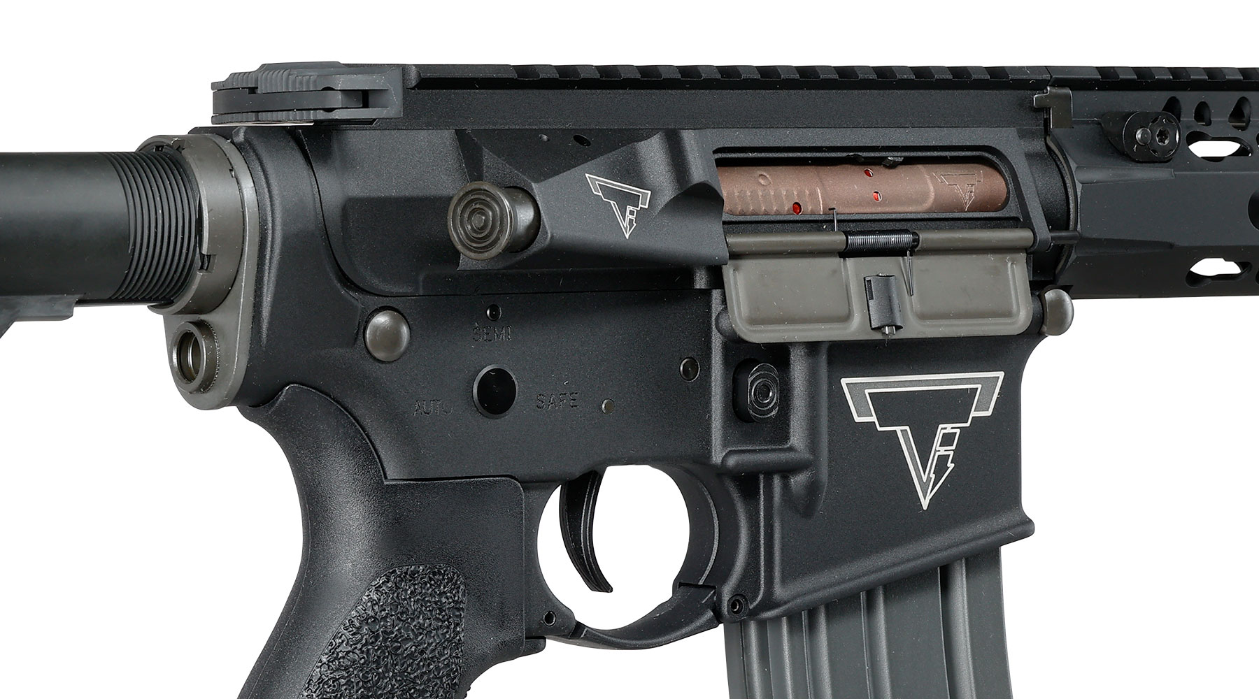 VFC / TTI / BCM JW2 Ultralight 14,5 Zoll Vollmetall Gate Aster System S-AEG 6mm BB schwarz Bild 8