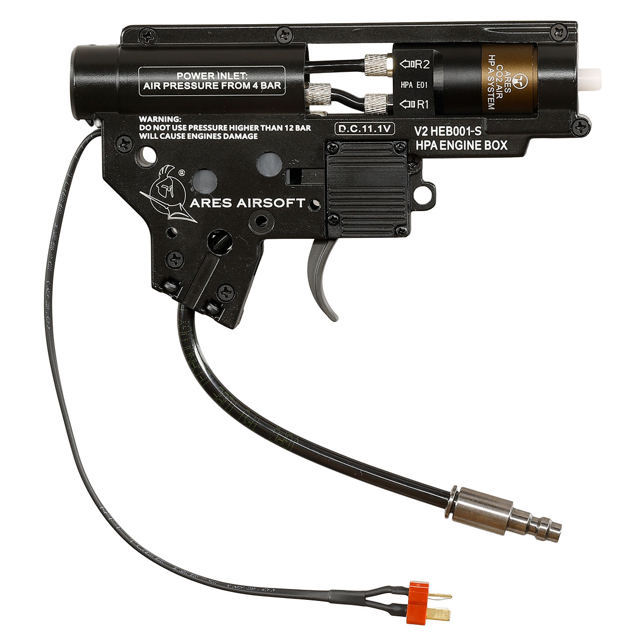 Ares Airsoft HPA Engine Box mit EFCS Conversion Kit V2 fr M4 / M16 S-AEG Gewehre schwarz Bild 3