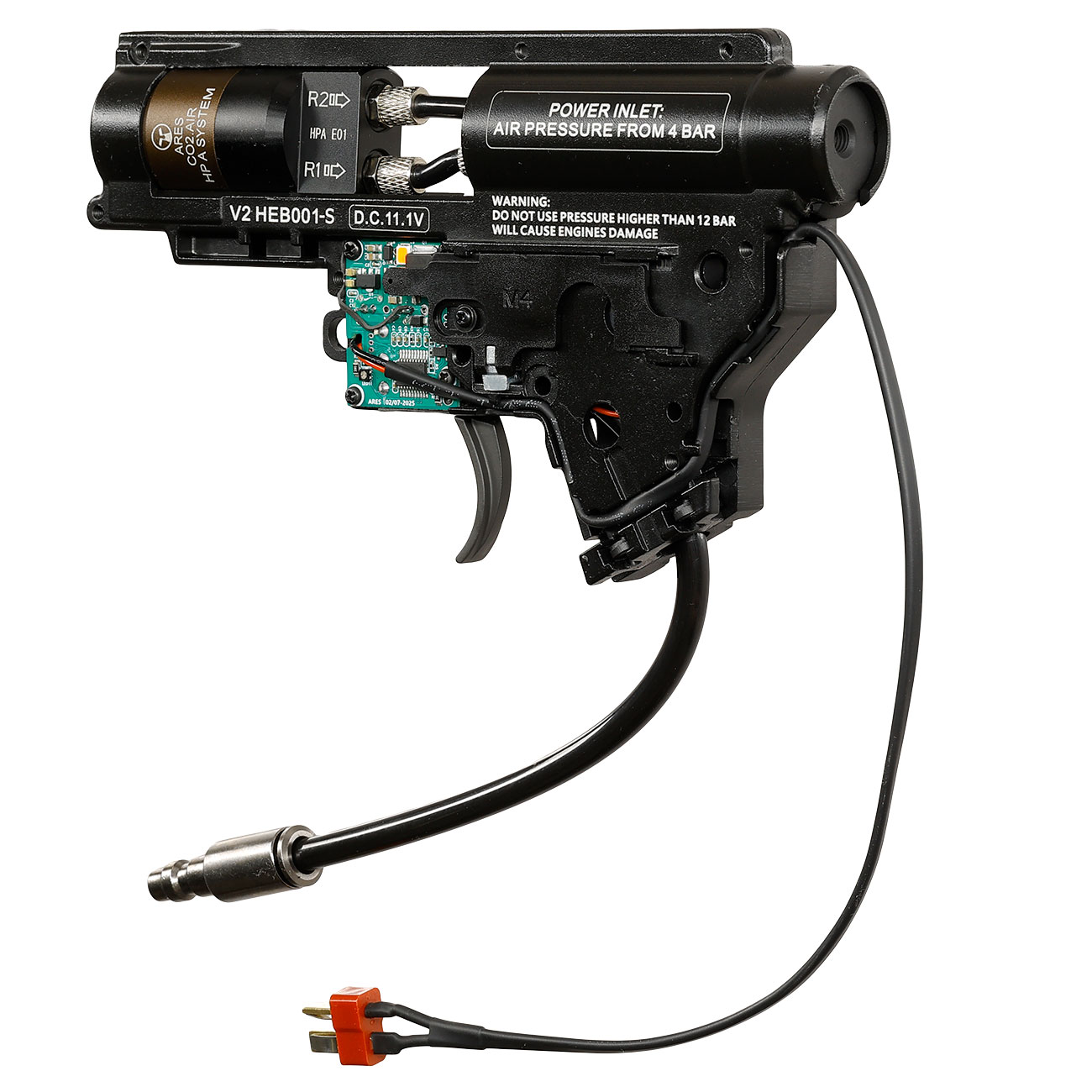 Ares Airsoft HPA Engine Box mit EFCS Conversion Kit V2 fr M4 / M16 S-AEG Gewehre schwarz Bild 5