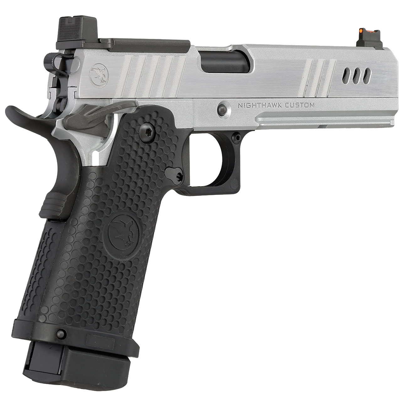 RWA Nighthawk Custom BDS9 Optic Ready Vollmetall GBB 6mm BB silber / schwarz Bild 4