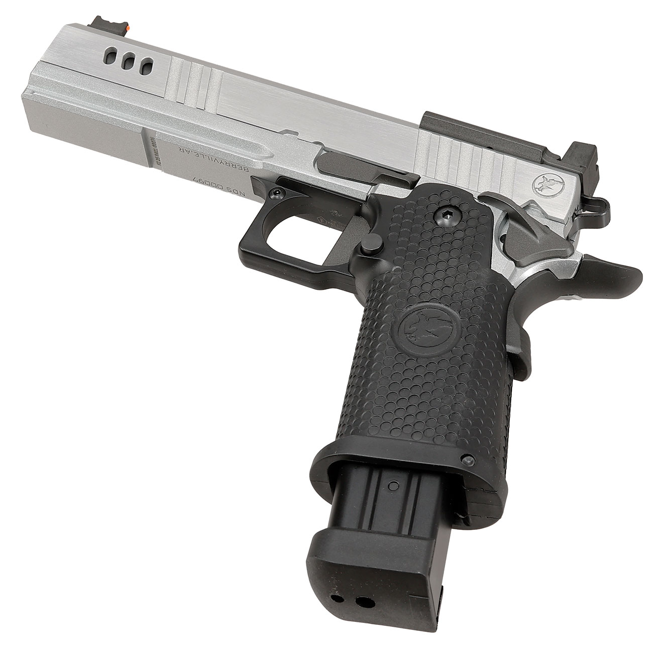 RWA Nighthawk Custom BDS9 Optic Ready Vollmetall GBB 6mm BB silber / schwarz Bild 5