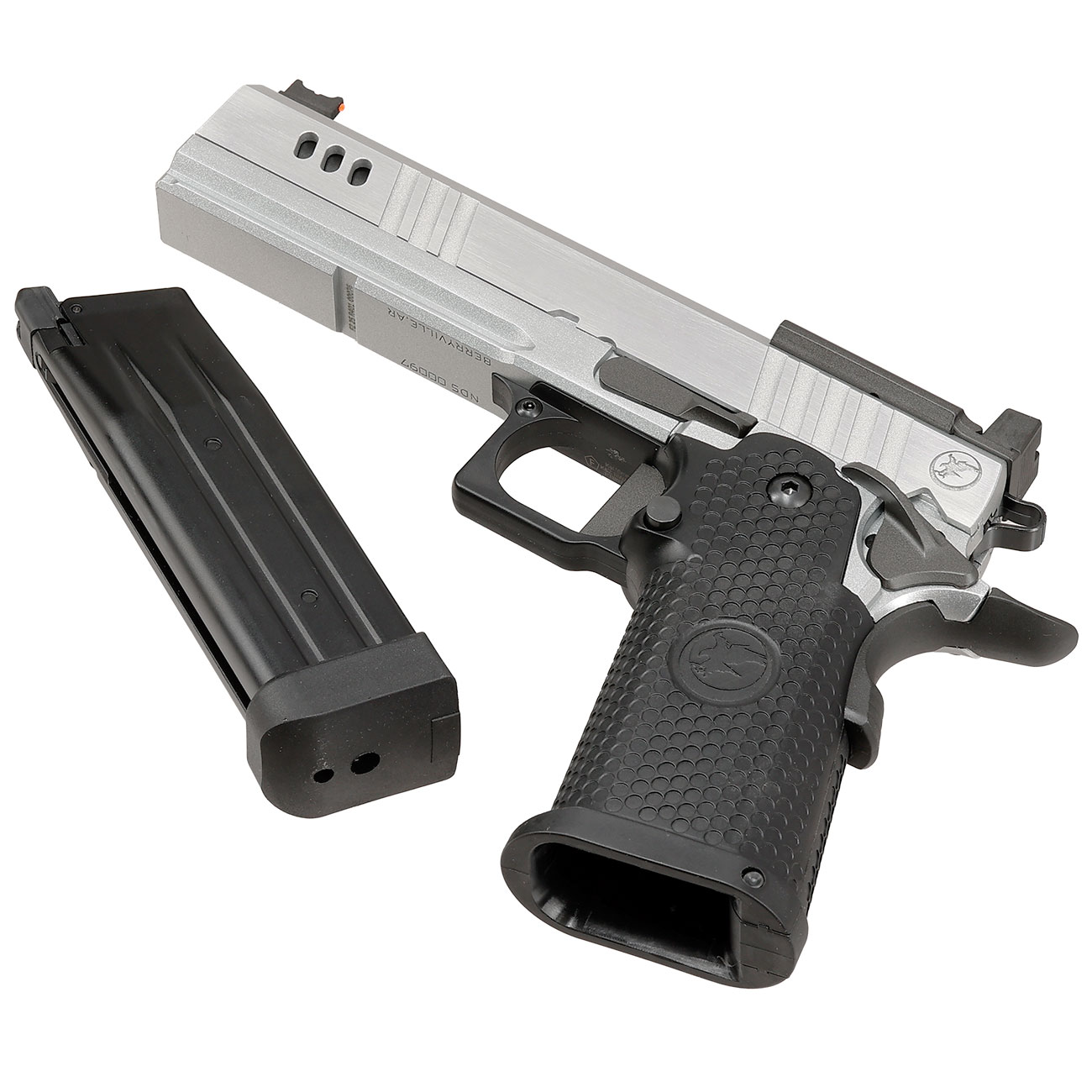 RWA Nighthawk Custom BDS9 Optic Ready Vollmetall GBB 6mm BB silber / schwarz Bild 6
