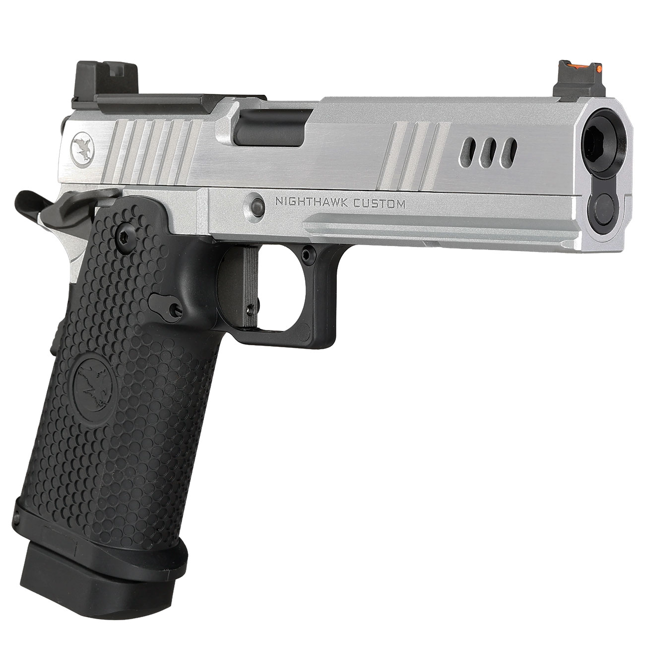 RWA Nighthawk Custom BDS9 Optic Ready Vollmetall GBB 6mm BB silber / schwarz Bild 7