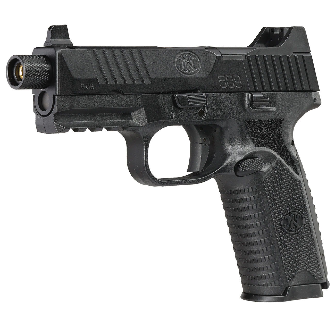EMG FN Herstal FN 509 Tactical mit Metallschlitten GBB 6mm BB schwarz