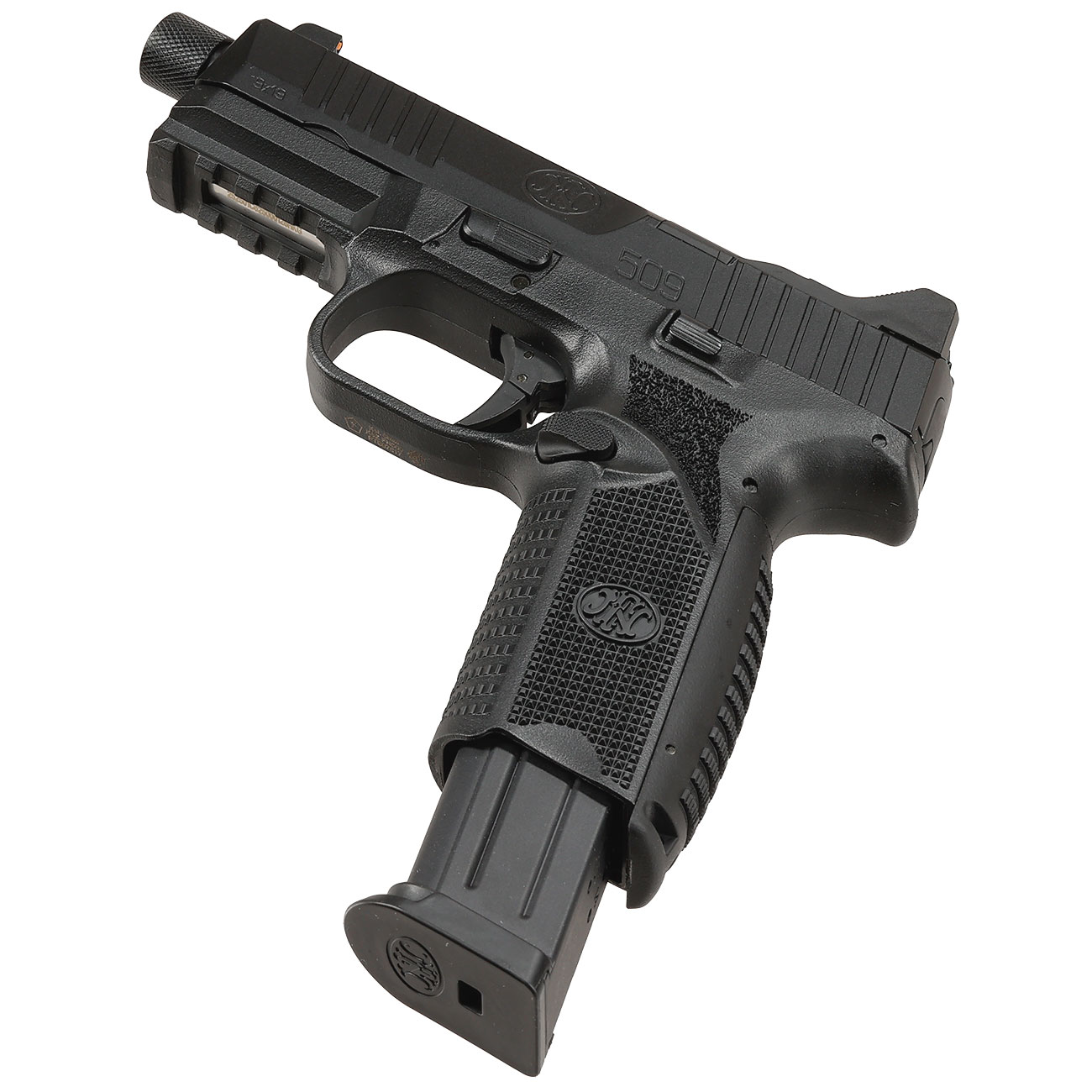 EMG FN Herstal FN 509 Tactical mit Metallschlitten GBB 6mm BB schwarz Bild 5
