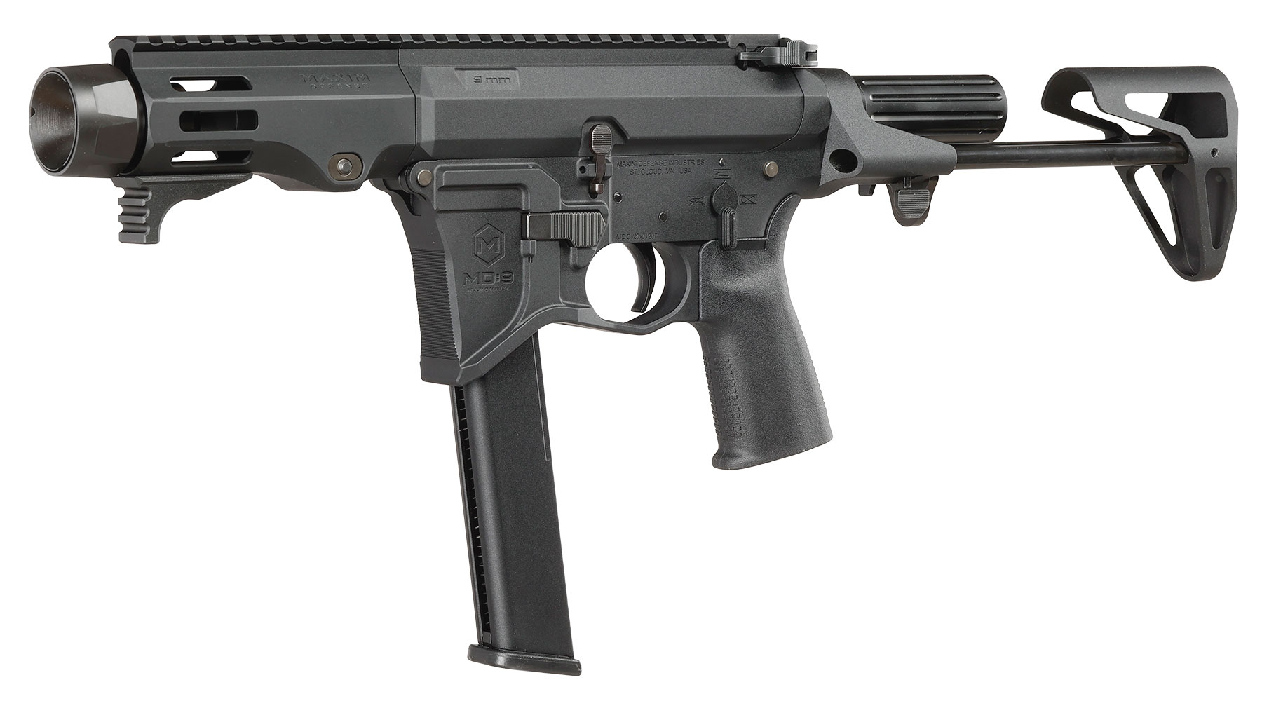 VFC Maxim Defense MD9-K SBR Vollmetall GBB 6mm BB schwarz