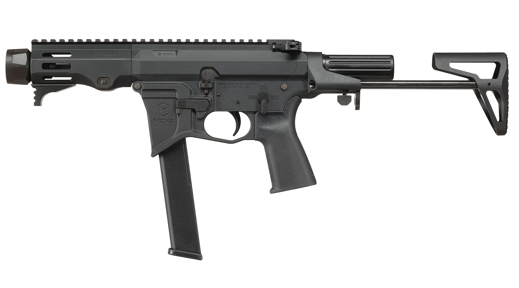 VFC Maxim Defense MD9-K SBR Vollmetall GBB 6mm BB schwarz Bild 1