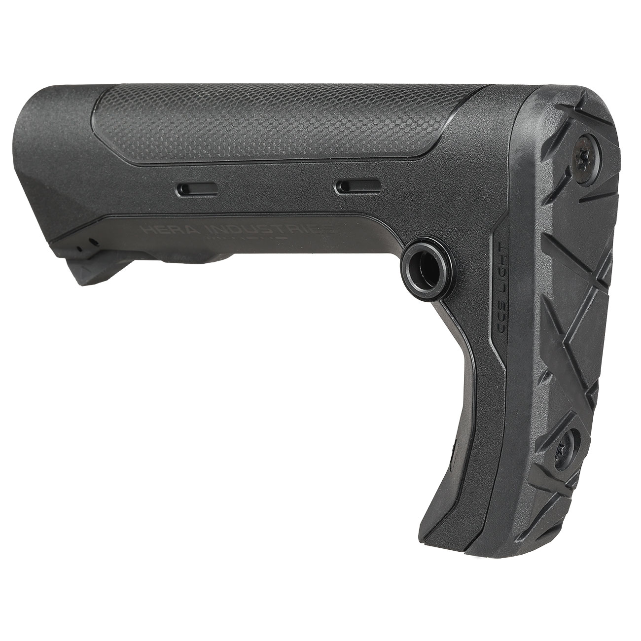 ASG / Hera Arms M4 CCS Light Ausziehschaft f. M4 / AR15 Mil-Spec Stock-Tube Gen. 2 schwarz Bild 5