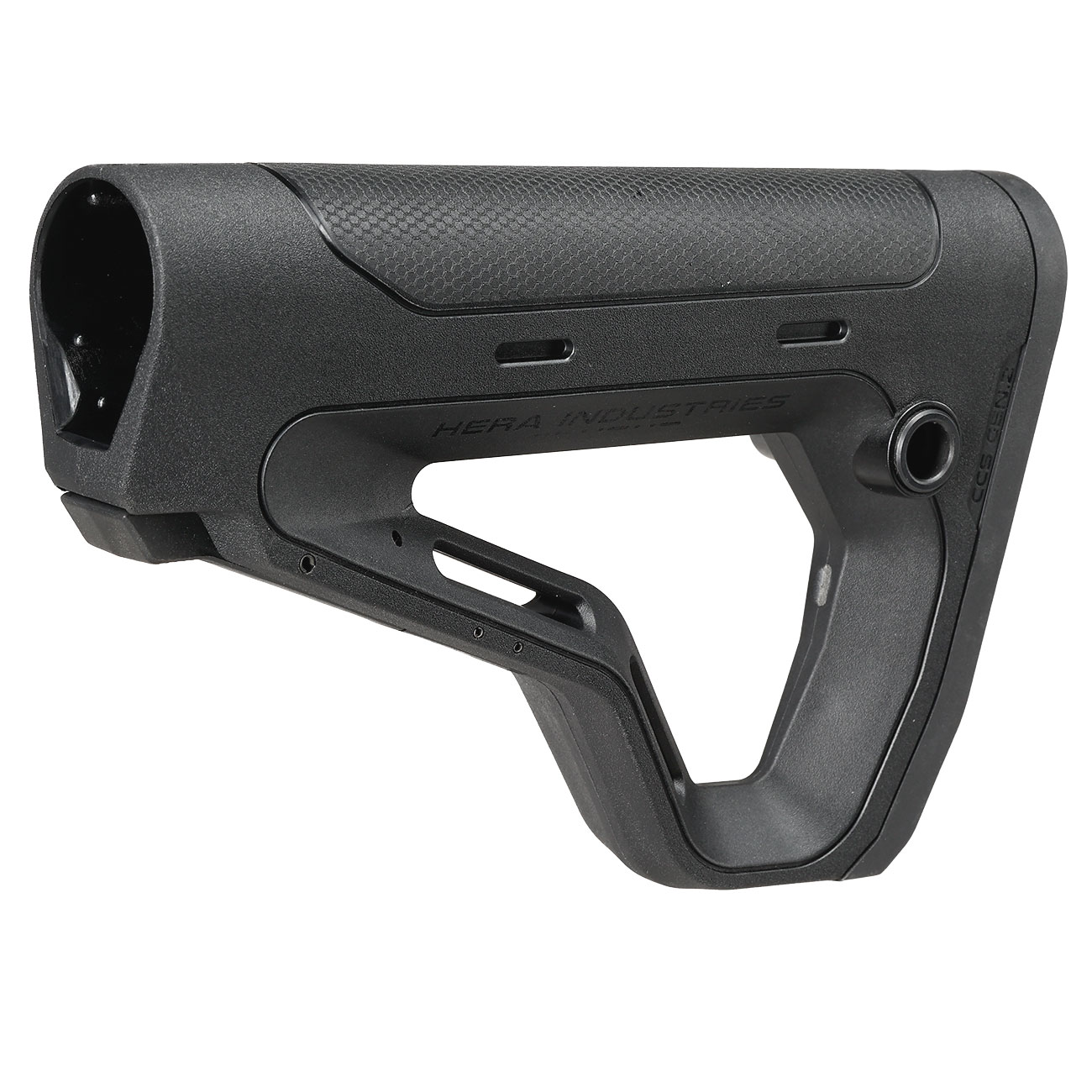ASG / Hera Arms M4 CCS Ausziehschaft f. M4 / AR15 Mil-Spec Stock-Tube Gen. 2 schwarz