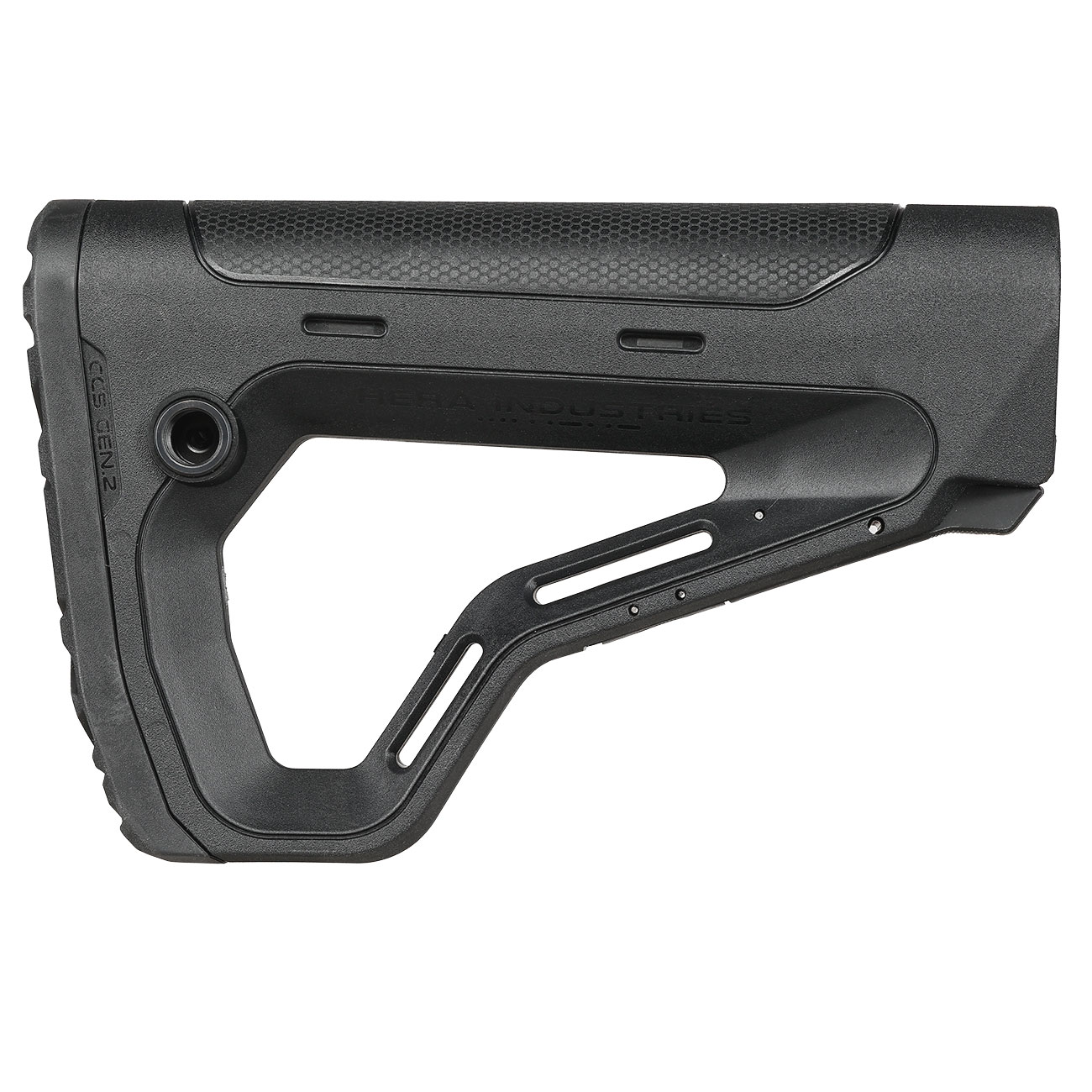ASG / Hera Arms M4 CCS Ausziehschaft f. M4 / AR15 Mil-Spec Stock-Tube Gen. 2 schwarz Bild 3