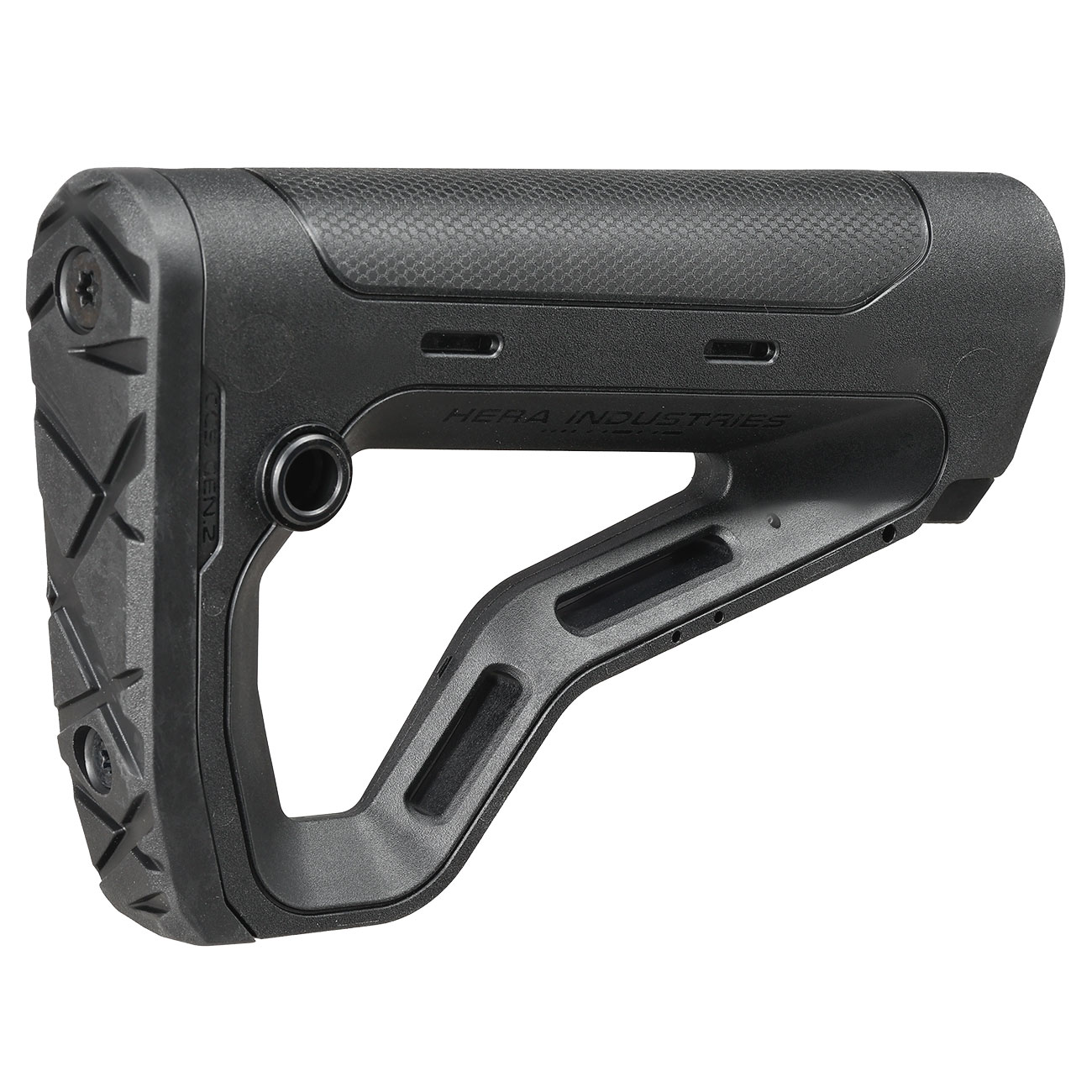 ASG / Hera Arms M4 CCS Ausziehschaft f. M4 / AR15 Mil-Spec Stock-Tube Gen. 2 schwarz Bild 4