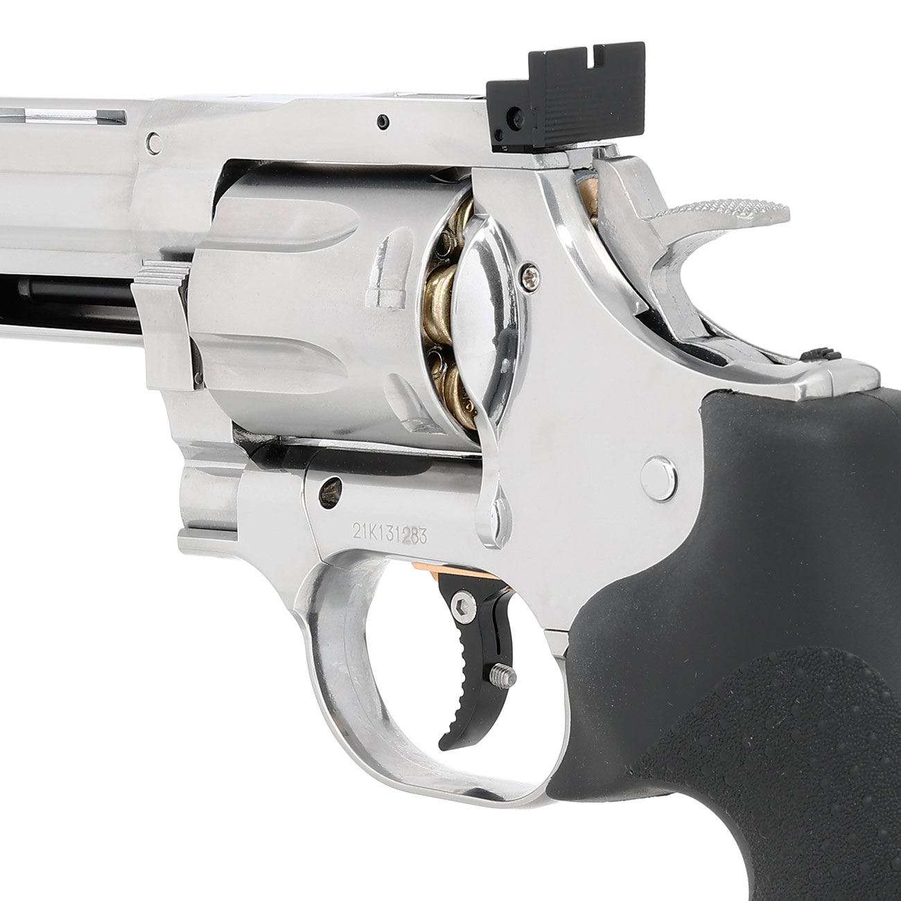 ASG Dan Wesson 715 6 Zoll Revolver Vollmetall CO2 6mm BB chrom - CL Project Design Version Bild 10
