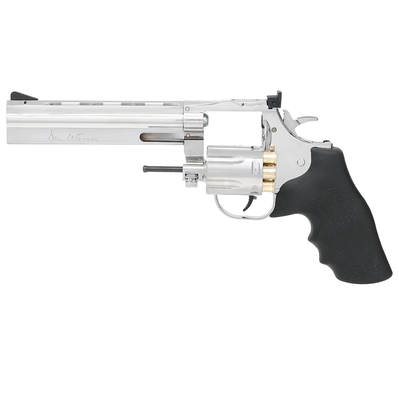 ASG Dan Wesson 715 6 Zoll Revolver Vollmetall CO2 6mm BB chrom - CL Project Design Version Bild 2