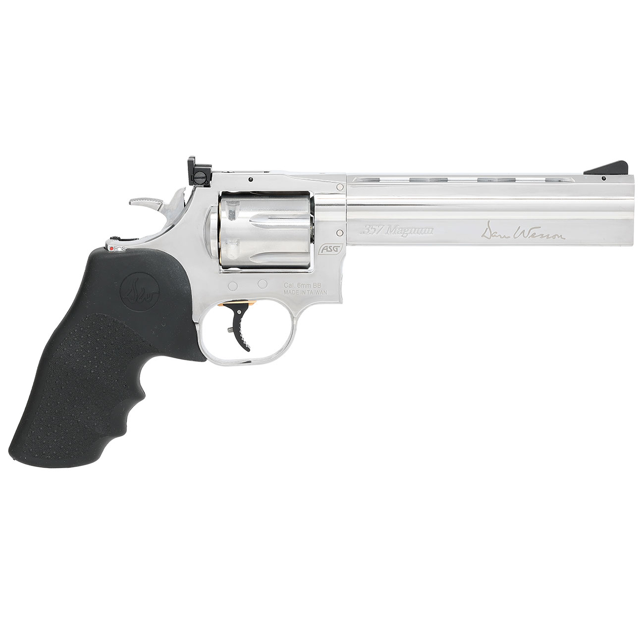 ASG Dan Wesson 715 6 Zoll Revolver Vollmetall CO2 6mm BB chrom - CL Project Design Version Bild 3