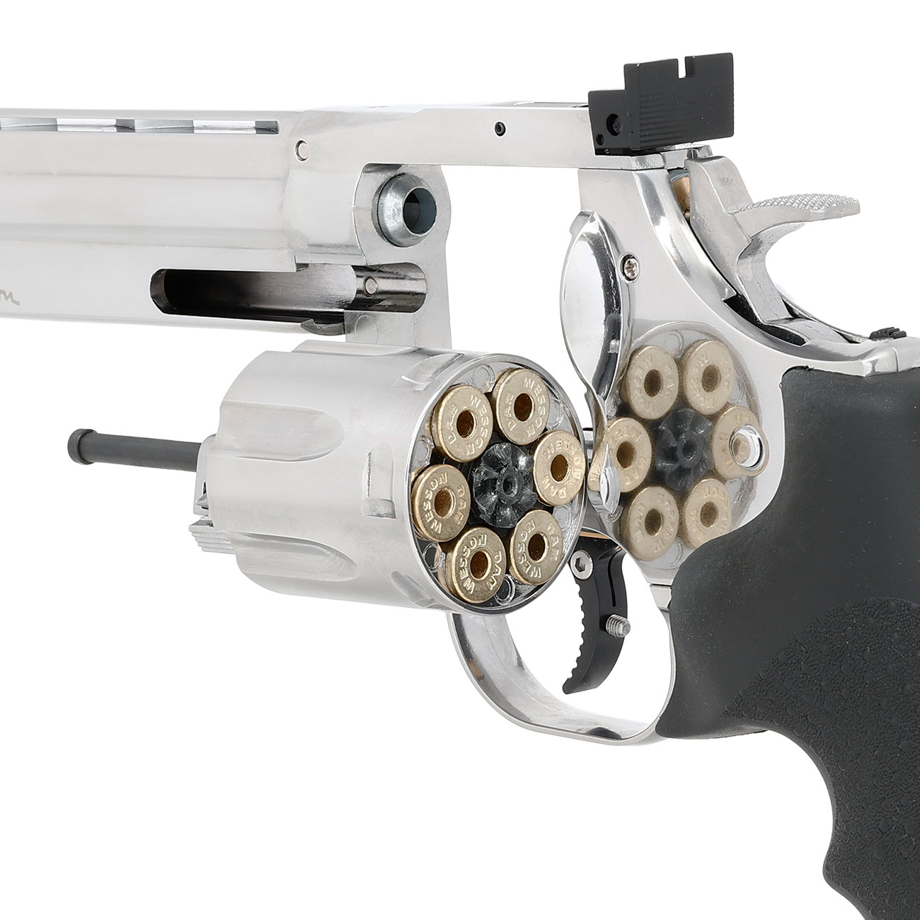 ASG Dan Wesson 715 6 Zoll Revolver Vollmetall CO2 6mm BB chrom - CL Project Design Version Bild 7