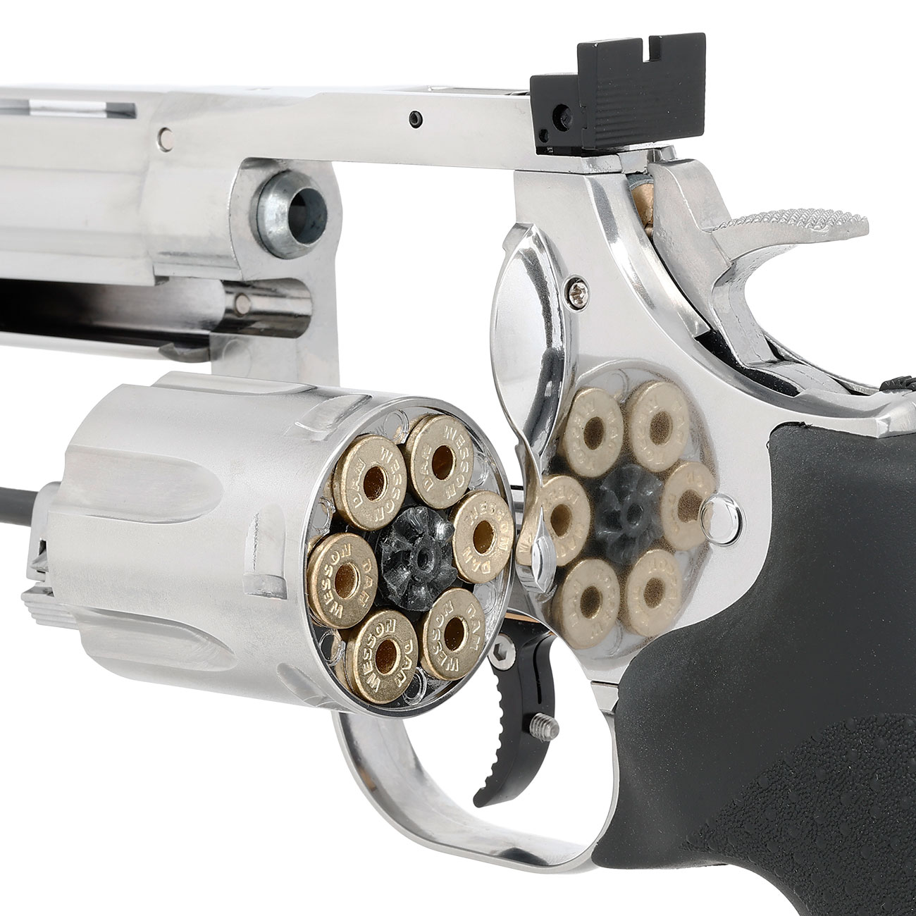 ASG Dan Wesson 715 6 Zoll Revolver Vollmetall CO2 6mm BB chrom - CL Project Design Version Bild 8
