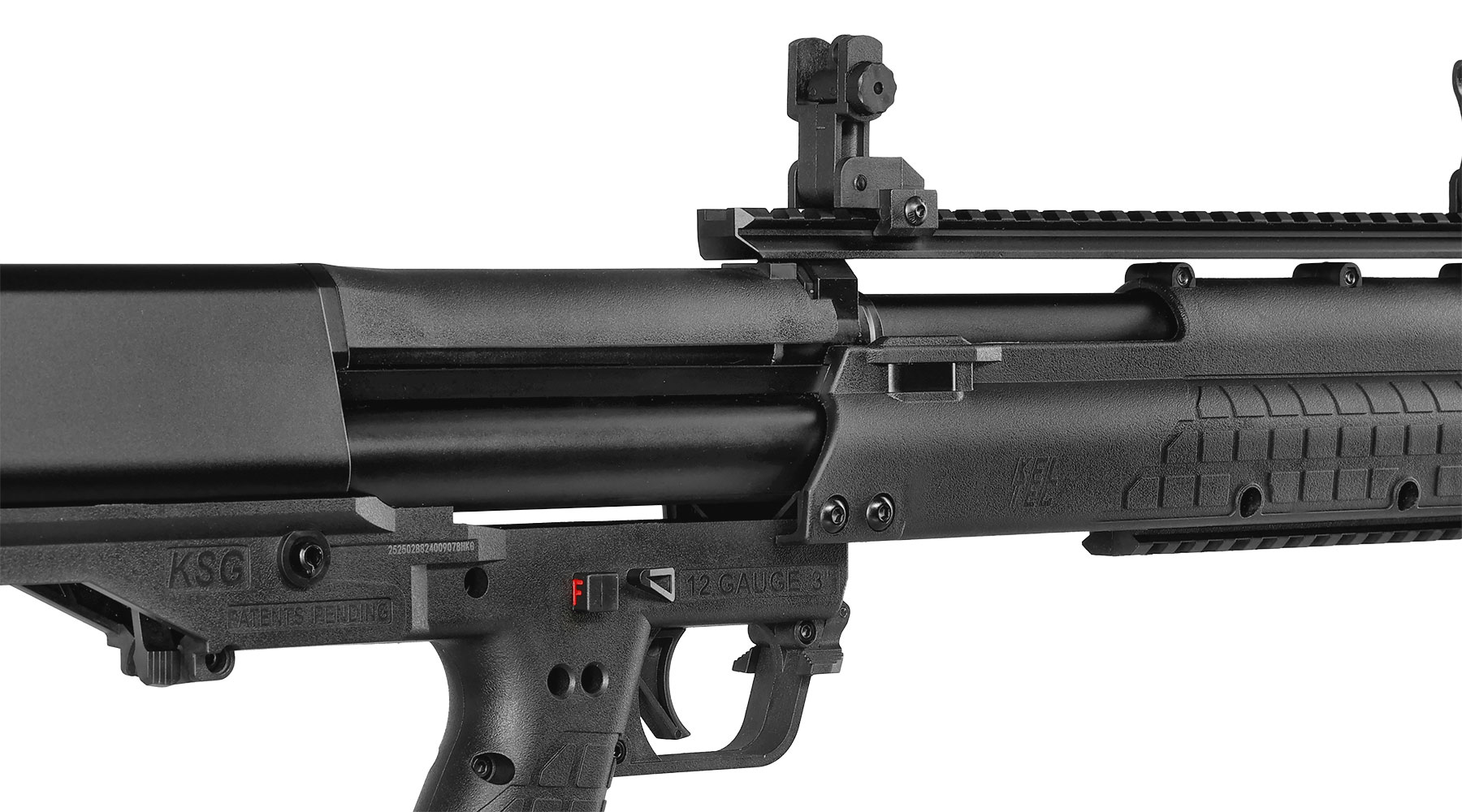 EMG KelTec KSG Multi-Shot Bullpup Pump Action Gas Shotgun 6mm BB schwarz Bild 9