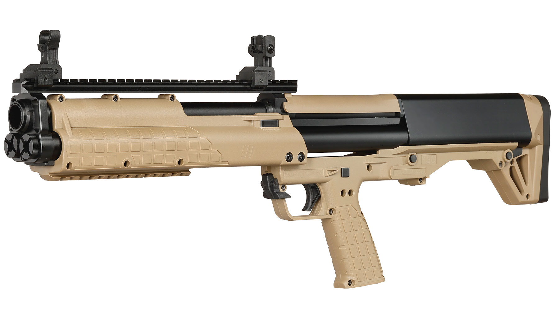 EMG KelTec KSG Multi-Shot Bullpup Pump Action Gas Shotgun 6mm BB Dark Earth